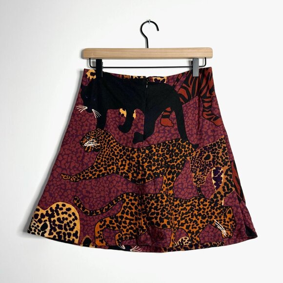 CONDITIONS APPLY Leopard Mini Skirt - Picture 4 of 6